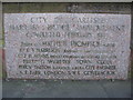 NY4154 : Inscription on Harraby Bridge by Phil Williams