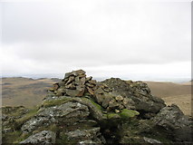 SH4047 : The summit cairn of Gyrn Goch by Eric Jones