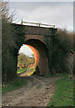 SU4444 : Byway passing under bridge of dismantled railway near Larkwhistle Farm by Peter Facey