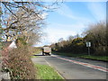 The A499 north of Capel Seion, Gyrn Goch