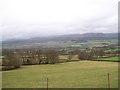 View from below Minfield Farm, Bronllys