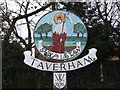 TG1614 : Taverham Village Sign by Ian Robertson