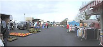 H4374 : Market at Drumquin Road, Omagh by Kenneth  Allen