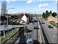 A1 looking north from footbridge