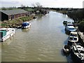 Looking SE along River Stour from Stour Bridge