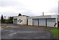 Disused garage on A30