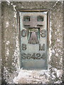 Dolaucothi trig point flush bracket.