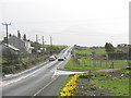 The narrow Aberdesach stretch of the A499