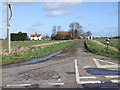 Track leading to Green Lane Farm