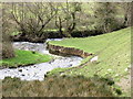 A river-cliff at the Pant Afon confluence