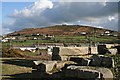 View of Carn Brea from the ruins of South Tincroft Mine