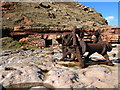 NT9659 : Rusty winch by Lisa Jarvis