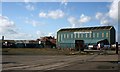 NZ5221 : Sheds and Office at the Tees Offshore Base by Mick Garratt