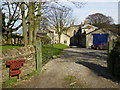 One of the driveways to Hovingham Lodge