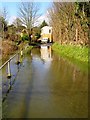 Flooded road, Southcott, Wiltshire