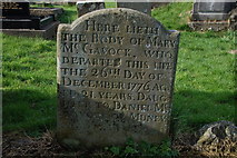 D3115 : Headstone, old graveyard, Glenarm (1) by Albert Bridge