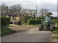 Cottage & tractor in the village of Neacroft