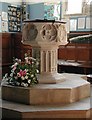 St Mary the Great, Sawbridgeworth, Herts - Font