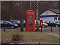 Red Telephone Box at B2026 crossroads near Holtye