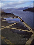 NG7526 : Empty Pier, Kyleakin. by Dr Duncan Pepper