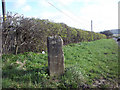 Milestone beside the A30