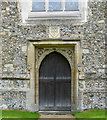 St Andrew, Much Hadham, Herts - West doorway