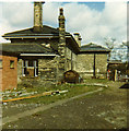 Huyton Station about 1970 - goods yard off platform 1