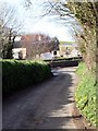 The road past Ford Farm.