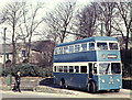 Thornton - Trolley Bus at the terminus