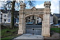 Restored gateway to St Mary