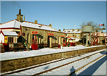 SD7916 : Ramsbottom Station in the snow by Andrew Forrest
