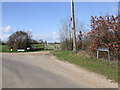 Gateway to Foxholes Farm from Duck