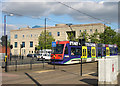 Metro Tram leaving Wolverhampton St. George