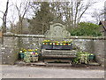 Ornate drinking trough