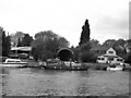 Steam launch at Laleham, River Thames