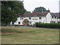 The Swan from across the Village Green, Hanley Swan