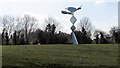 Sculpture in field