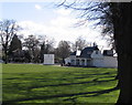 Cricket pavilion on Twickenham Green