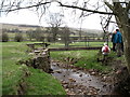 Footbridge over Newbiggin Beck