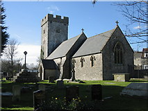 SS9869 : St.Cattwg's Church, Llanmaes, Vale of Glamorgan. by Peter Wasp