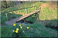 Footbridge Over Broughton Beck