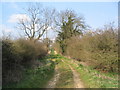 Bridleway north to Fermyn Woods