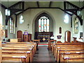 Interior of The Parish Church of St Peter