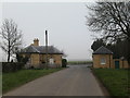 Estate gatehouses near Little Langton