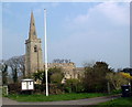 TL0869 : Tilbrook church by Les Harvey