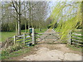 Entrance to Thatchways, Marshside