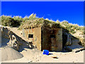 NK0835 : WW2 pillbox, Cruden Bay beach by Martyn Gorman