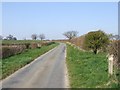 TM2685 : Country Road and Start of Footpath by Ian Robertson