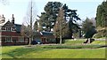 The main entrance to Gilroes Cemetery on Groby Road, Leicester.