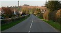 Looking northeast along Groby Lane in Newtown Linford